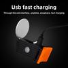 Heart ShapeLED Bike Light USB Rechargeable Bicycle Rear Light Waterproof MTB Tail light 5 Mode Cycling Night Safety Warning Lamp