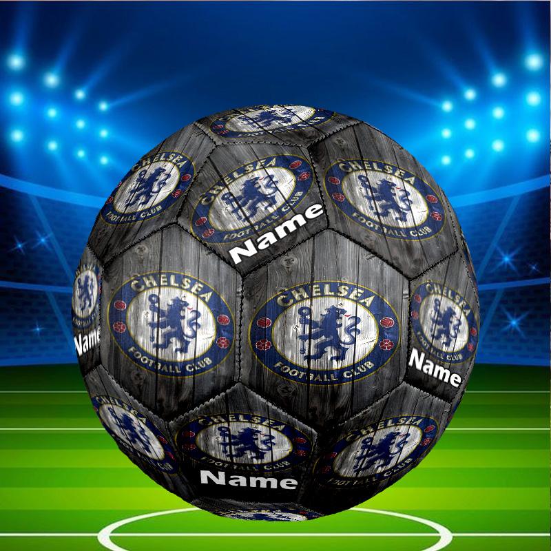 Benutzerdefinierter Name Personalisierter Chelsea F.C-A Druck Größe 5 Fußball Training & Spiel Fußball, für Team, Treten, Geschenk für Fußball-Enthusiasten