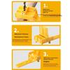 For Carpentry Straight Hole Locator Clamp Woodworking Dowel Handheld Drill Guide And Hole Saw Tool 6/8/10Mm Drill Bit