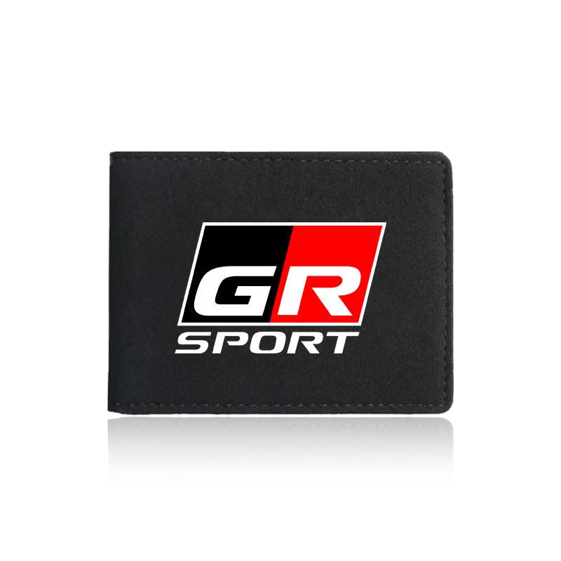 1Pcs Car Emblem Driver License Cover ID Credit Card Holder for Toyota TRD C-hr Prado Rav4 Yaris Hilux Prius Avensis Corolla Camry