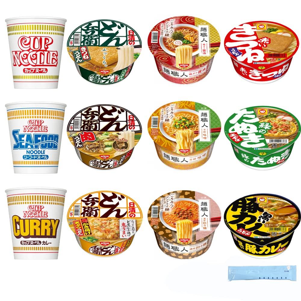 

Ассорти Набор Cup Noodle 12 вкусов (Cup Noodles, Донбэй, Мэнсёкунин, Маручан)