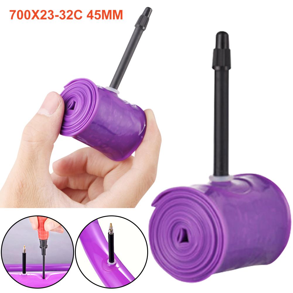 700C X 35-50C/23-32C Ultralight Bike Inner Tube 45/65/85mm Length Presta Valve Bicycle Inner Tube Super Light Tube for Road Bike