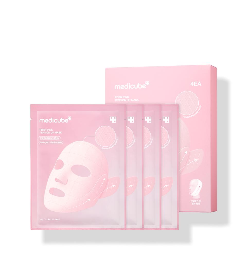 MEDICUBE PDRN Pink Lift Up Mask Set (4 sheets + V-Line Up Band 1ea)