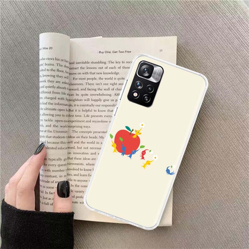 Game Pikmin 4 Phone Case For Redmi Note 13 12 Pro Plus 14 15 Pro 5G 11 11T 11E 11S 10 Pro 10S 9 9S Cover Cell Clear TPU Capa Cas