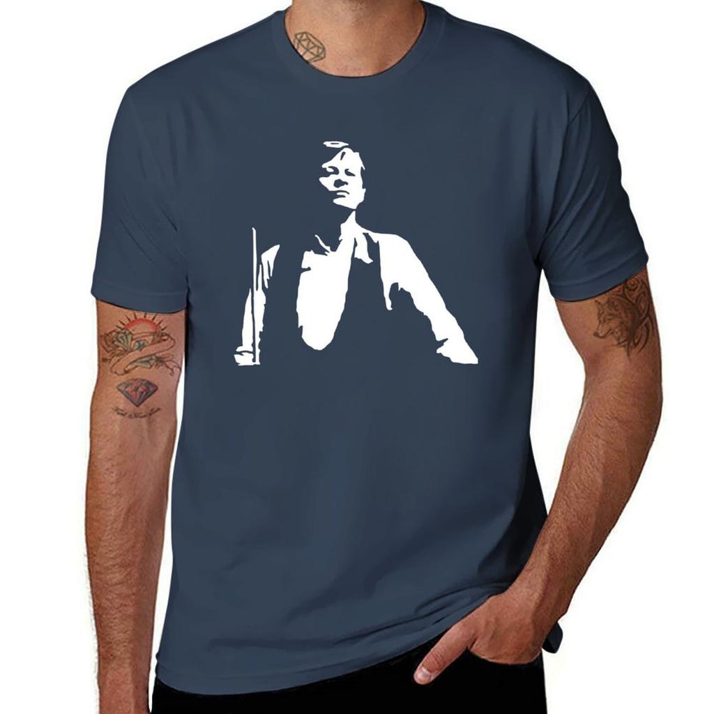 T-shirt Higgins Stile Retrò Stampa Top Casual