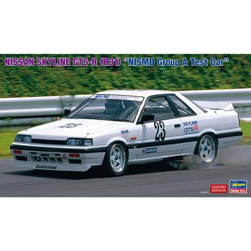 

Hasegawa 1/24 scale Nissan Skyline GTS-R (R31) NISMO Group A Specification Test Car Plastic Model Kit 20549