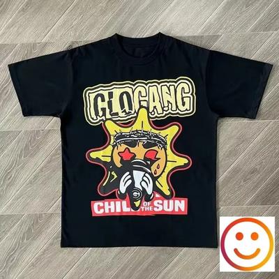 2024 Glo Gang Glo Gang Boyz Worldwide T-Shirt Herren Damen Hochwertiges Street Hip Hop Graffiti Gothic Style T-Shirt