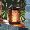 Retro Simulation LED Solar Flame Light Garden Decorative Landscape Light Outdoor Waterproof Hanging Lamp