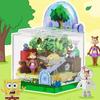 Spongebob Pineapple House Building Blocks Creative Puzzle Handmade Assembled Restaurant Trendy Toy Model Ornament Gift