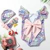 Cute Girls' Mermaid One-Piece Swimsuit