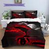 Anime Pattern Bedding Quilt Set Quilt Cover Pillowcase Home Decoration Birthday Gift (1 * Duvet Cover + 2 * Pillowcase, Without Core)