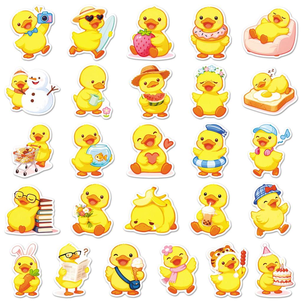 51 Adorable Duck Cartoon Animal Stickers Phone Case Power Bank