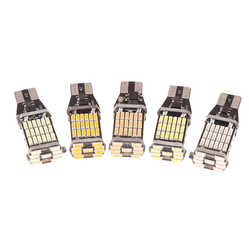 6Pcs T15 W16W 921 912 T16 T10 902 Led Bulbs 45Smd 4014 Led Light Super Bright 1200Lm Replace For Car Reversing Light White