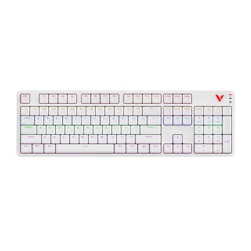 Rapoo V500PRO Upgraded 104-Key Wired Backlit Mechanical Keyboard