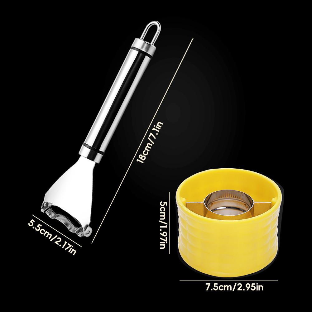 Professionelles Maisschälwerkzeug aus Edelstahl, manueller Maiskolbenschäler, rostfrei, zum einfachen Schälen in der Küche, für den gewerblichen Gebrauch auf dem Bauernhof