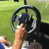 1/2 Stück Golf Cart Lenkrad Handyhalter, mit Stifthalter, Ballmarker-Aufbewahrung, Universelle Klappbare Handyhalterung, Golf Cart Zubehör