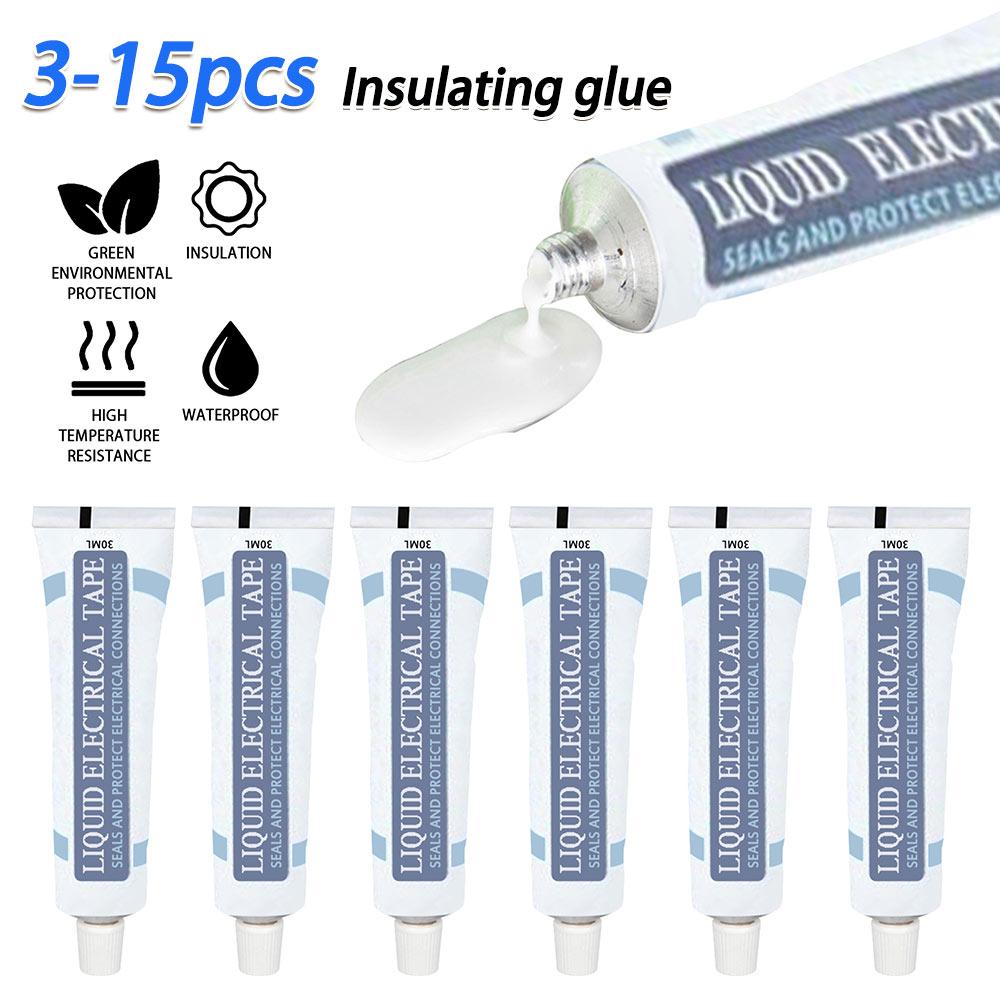 3-15PCS Waterproof Electronic Insulation Tape Non-corrosion Liquid Insulation Resistance Sealant Sealing Bonding Glue