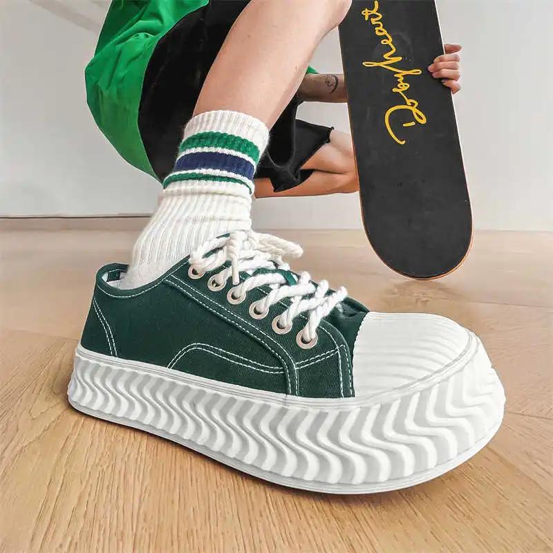 Winter Round Toe Mens Gym Shoes Mary Jane Original Brands Men's Sneakers Traners Sports Tensi High Entertainment