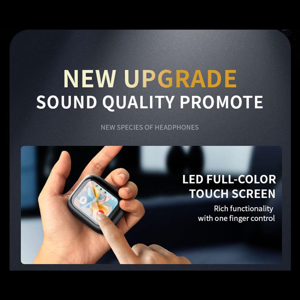 Full Color TouchScreen ANC Noise Canceling Headphones 134 Language Translation Headphones In-Ear Wireless Bluetooth Noise Canceling Headphones