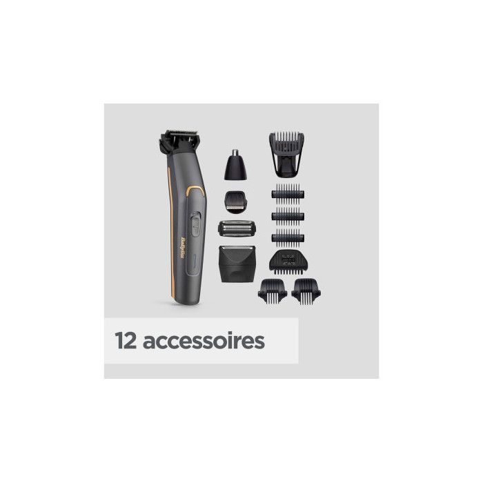 Herrenrasierer Babyliss MT987E Mehrzweck-Haarschneider Graphite Precision 12 in 1