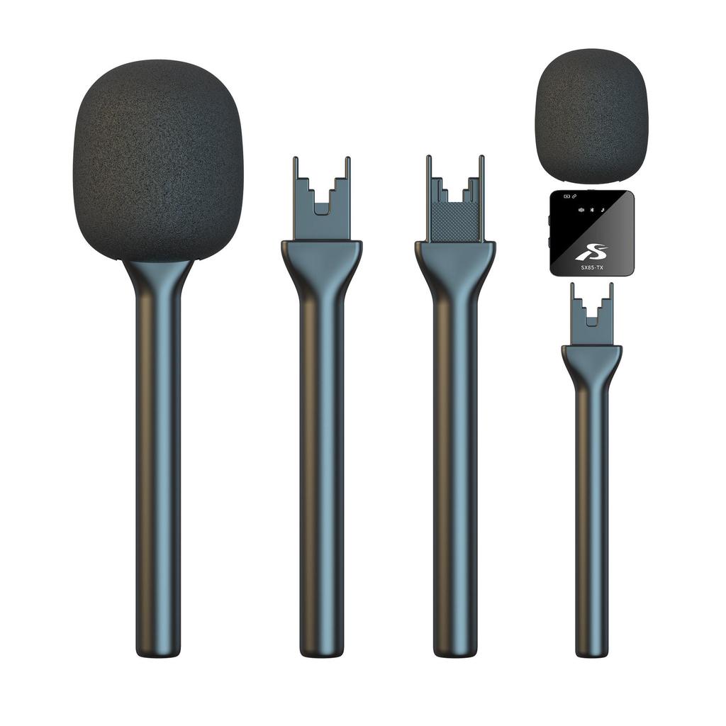 Compatible with Wireless Lavalier Mics, Handheld Boom Poles, Interview Sticks, Recording Microphones.