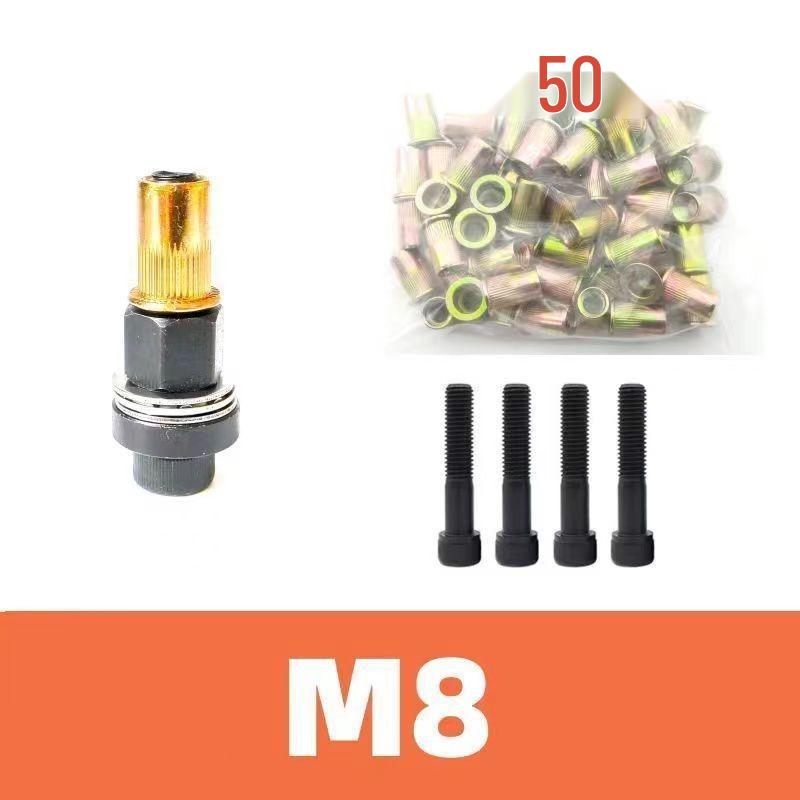 Manual Blind Rivet Nut Tool for Sheet Metal & Car License Plates