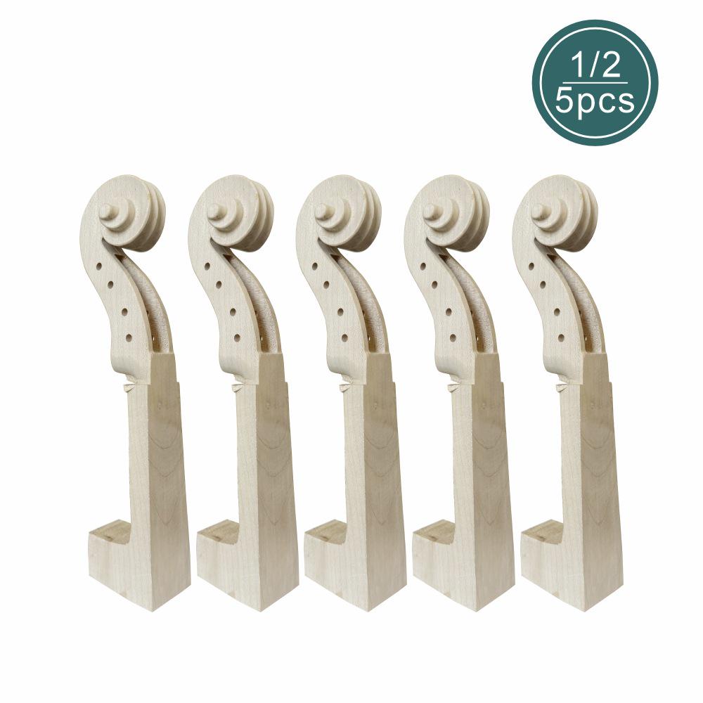 Maple Violin Neck for Various Sizes (4/4, 3/4, 1/2, 1/4, 1/8)