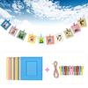 10 in 1 Accessories Kit for Fujifilm Instax Mini 8/8+/8s/9 Include Camera Case/Strap/Selfie Mirror/Filter/Album/Corner Sticker/Photo Frame/Photo Stic