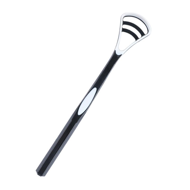

1Pc Silicone Tongue Scrape Tongue Brush For Oral Health Care Bad Breath Remove Keep Fresh Breath Tongue Cleaner Raspador De Lenguas чорний