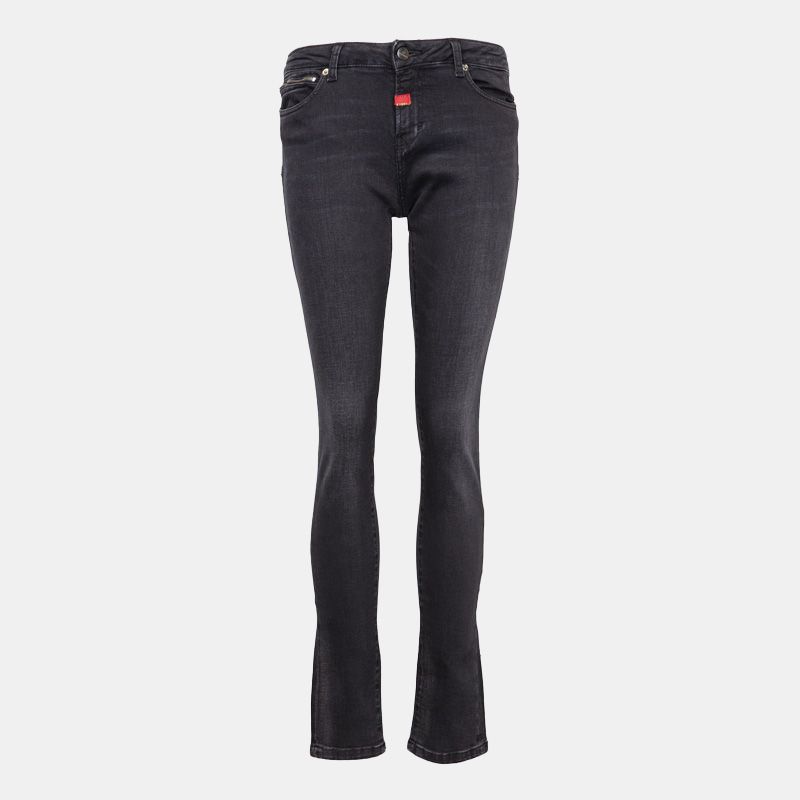 Women's Black Slim Low-rise Jeans from THE NEW DESIGNERS