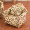 Sofa 1/12 Accessories Pattern Set with Cushions Toys