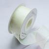 10 yards Rotolo di nastro di organza di colore pieno con bordo ondulato a coda di pesce per bouquet di fiori, regali, confezioni, decorazioni per feste di nozze