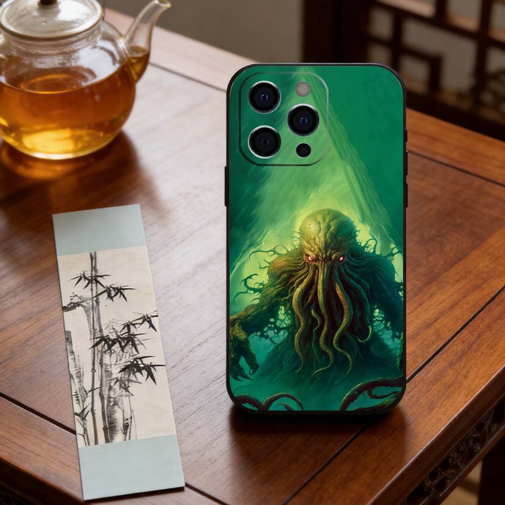 Mythos Art CTHULHU Phone Case Silicone Soft For IPhone 17 16 15 14 13 12 11 X XR Plus Pro Max Plus iPhone16se4