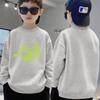 Boys' Fleece Sweatshirt - Long Sleeve Sports Pullover for Spring & Autumn