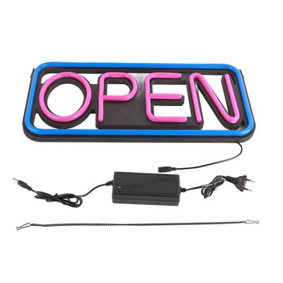 Rechteckige Hänge-Neonlampe Ladenschilder LED-Licht mit Stecker AC