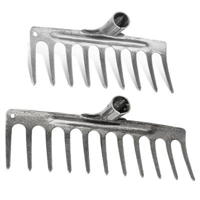 Rastrelli in Acciaio al Manganese con 11/9 Denti Rastrelli da Giardino Robusti Adatti sia ai Giardinieri Domestici che agli Agricoltori Professionali