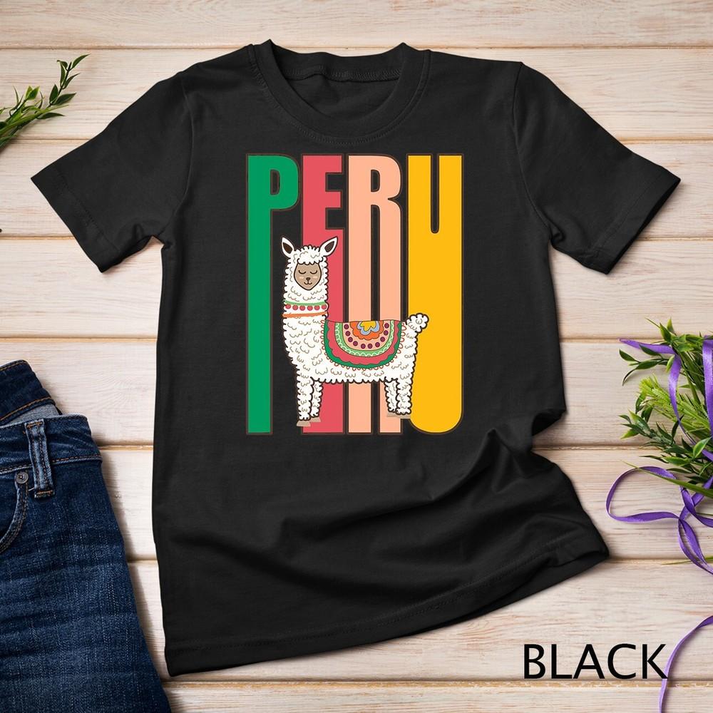 Peru Alpaca graphic - Peruvian Llama Unisex T-shirt 3XL