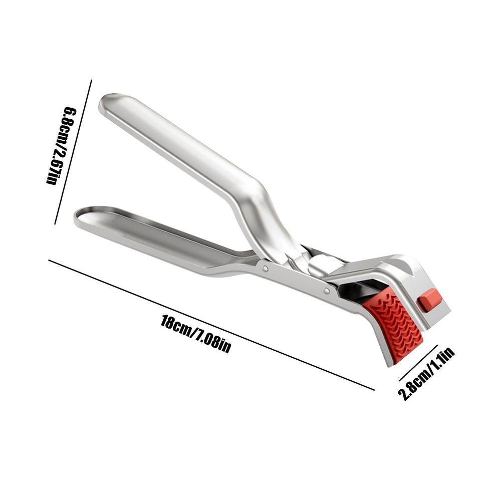 Hot Dish Plate Clip Anti-Scald Bowl Clip Gripper Handle Bowls Clamp Holder for Fry Pans Air Fryers Steamers Ovens Kitchen Tools