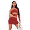 Missy Empire Womens/Ladies Cut Out One Sleeve Mini Dress