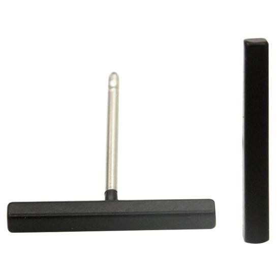 Minimalistyczne Kolczyki Sztyfty w Linii dla Kobiet Biżuteria na Imprezę Walentynki