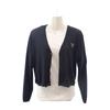 Prada 44 Cardigan Black Silk/cotton Women