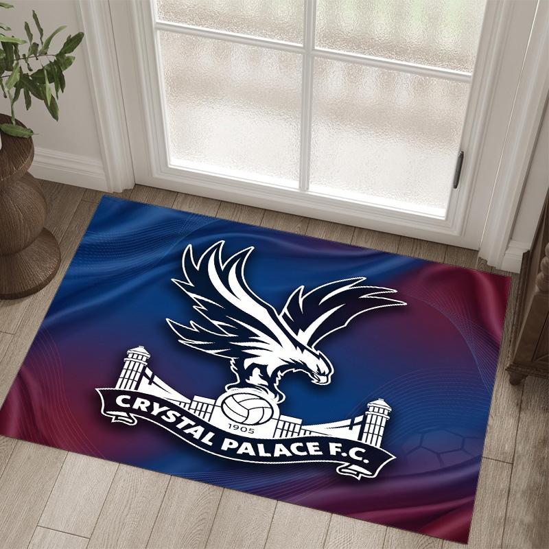 Crystal Palace Design Crystal Velvet Carpet Cozy Non?Slip Printed Rug For Bedroom Living Room Entrance