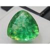 Beautiful Emerald Green Colombian Trillion Cut 7-8 Ct Certified Loose Gemstone