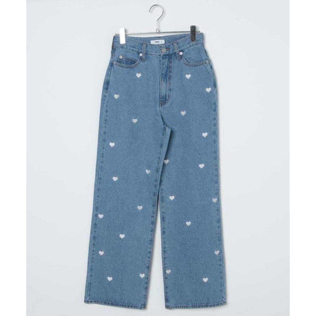 WEGO heart denim