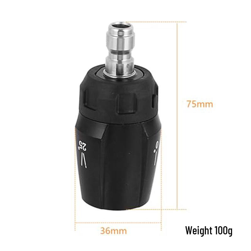Multi-Angle Nozzle for High-Pressure Car Wash: Three-in-One Water Gun Head