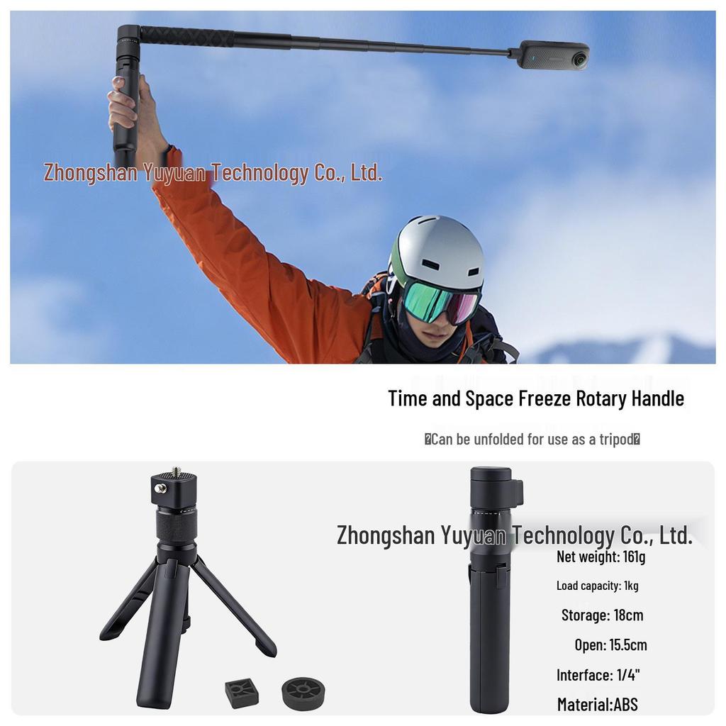 Panoramic Bullet Time Selfie Stick for Insta360 X3/X4/X5 Cameras