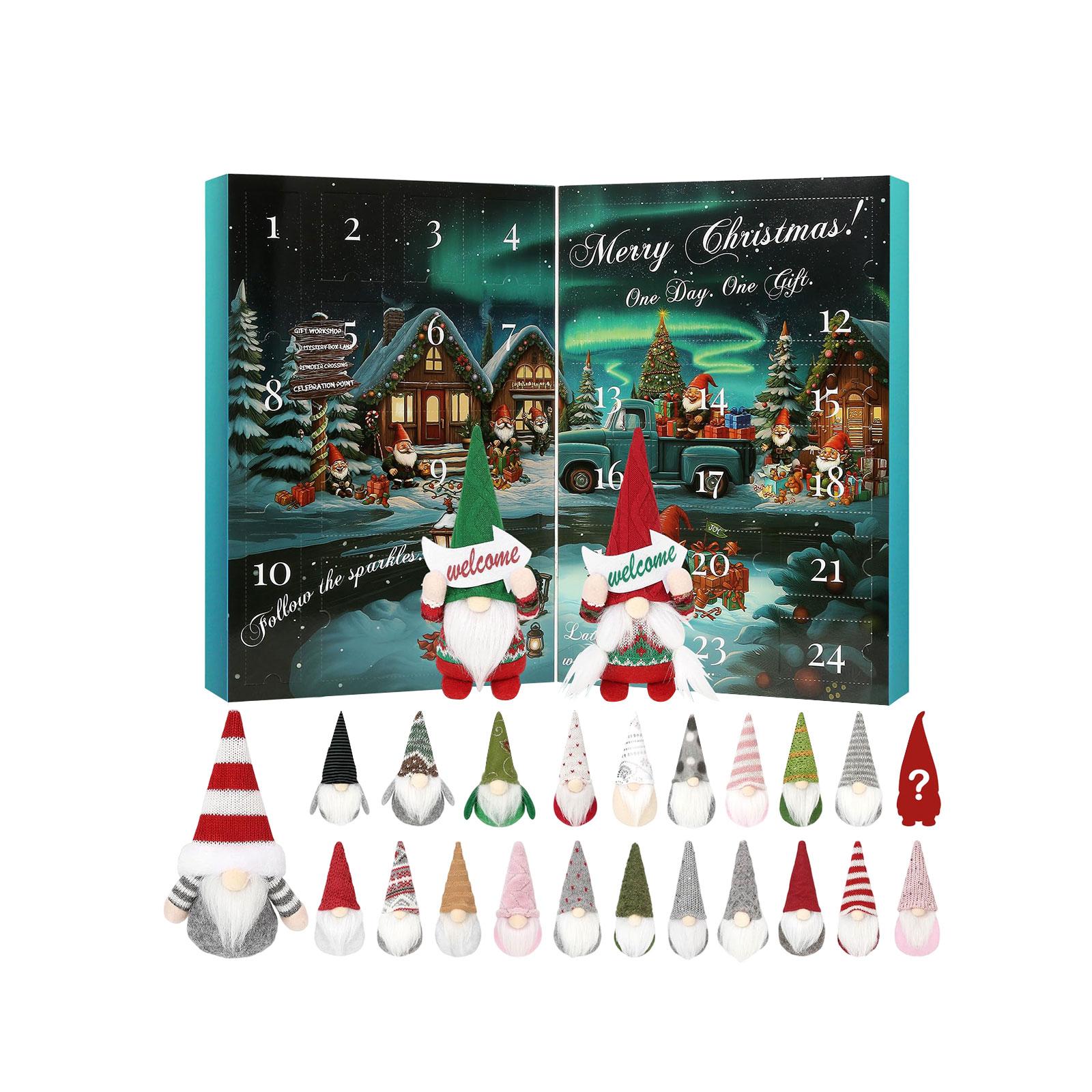 

R Gift – 24 Days Countdown To With Gnome-themed Pendants And Ornaments One Size