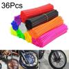 36PCS 23cm Universal Dirt Bike Spoke Covers Motorcycle Wheel Rim Spoke Wrap Kit Skins Protector Cover For Motocross Bicycle