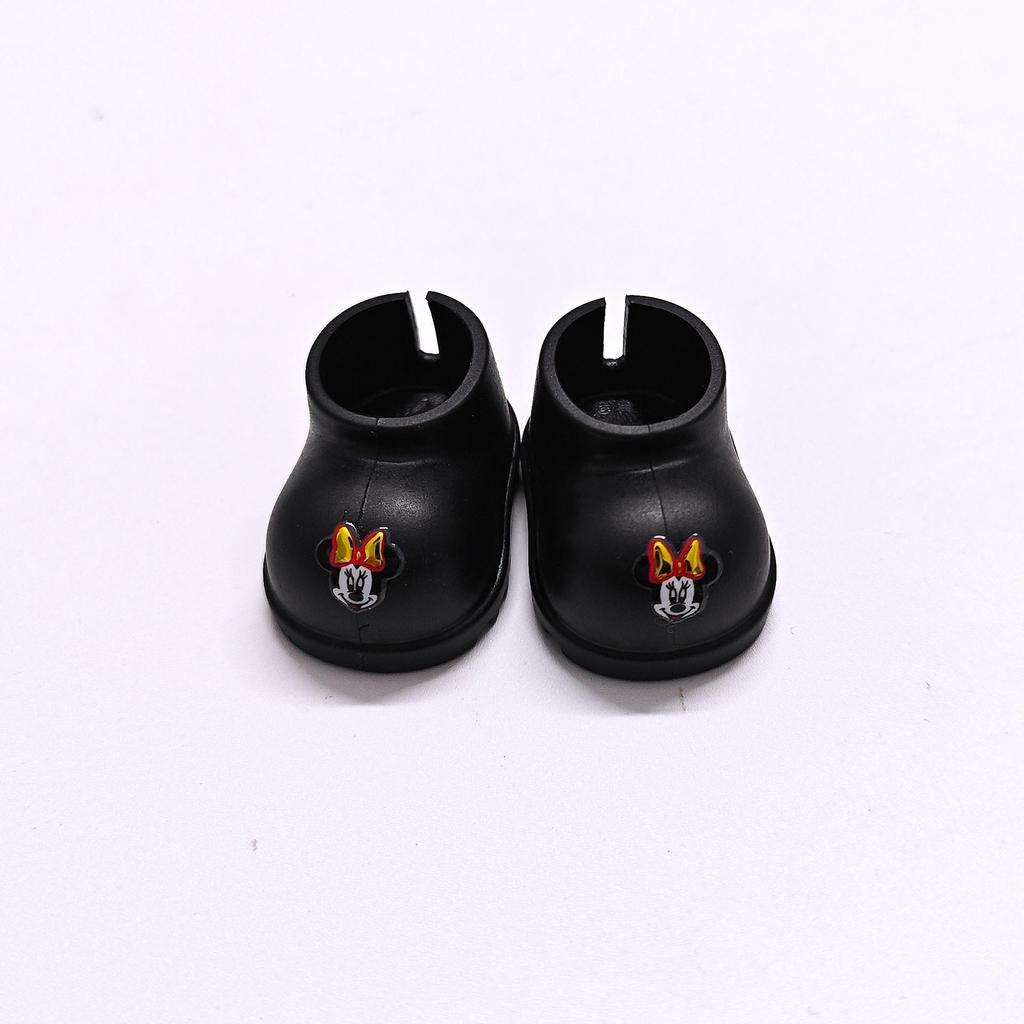 Macaron Labubu Rain Boots 17CM - 1st, 2nd, 3rd Gen Shoes Sit Sit Party, Universal Pink & Yellow