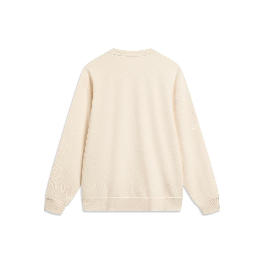 Li Ning Sports Life Collection Sweatshirt Men's Swan White AWDT387-4